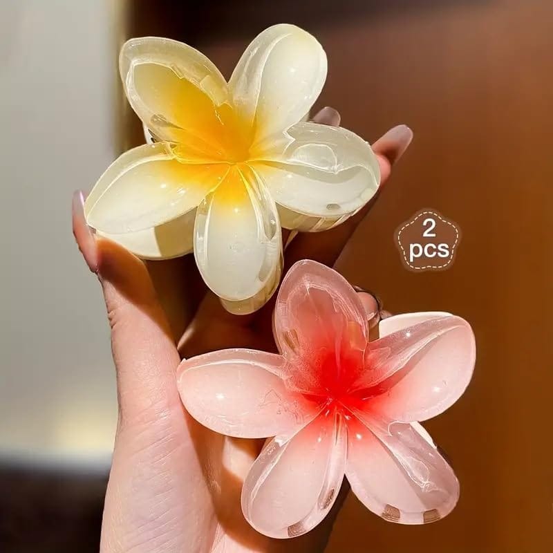 2PC Flower Claw Clips for Women
