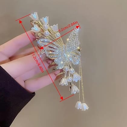 Butterfly Pearl Metal Claw Pack of 1