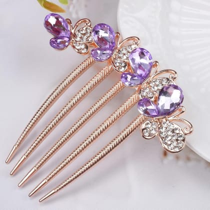 Decorative Metal Hair Comb