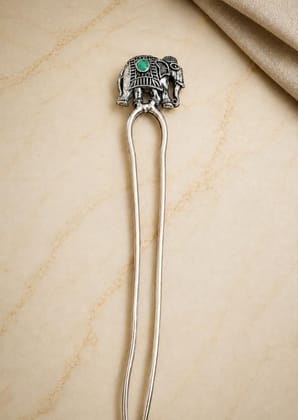 Handmade Oxidised Silver Premium Vintage Oxidised Silver Floral Juda Stick Hair Pin for Women Traditional Bun Stick Hair Accessory Handmade Oxidised Silver Premium Vintage Oxidised Silver Floral Juda Stick Hair Pin for Women Traditional Bun Stick Hair Accessory