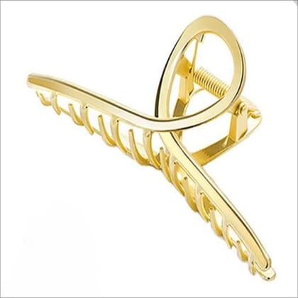 Elegant Gold Metal Hair Claw Clip for Women Elegant Gold Metal Hair Claw Clip for Women