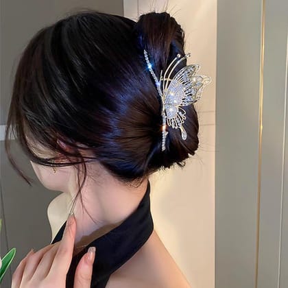 Blubby Premium Gold Butterfly Hair Claw