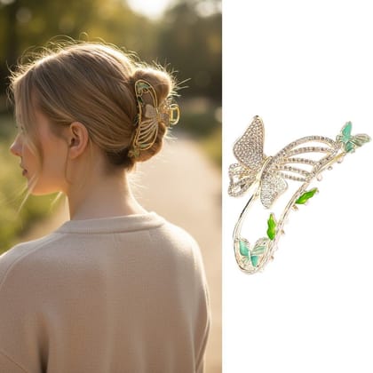 Luxury Butterfly Hair Claw Clip
