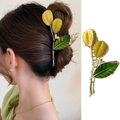 Luxury Floral Hair Claw Clip