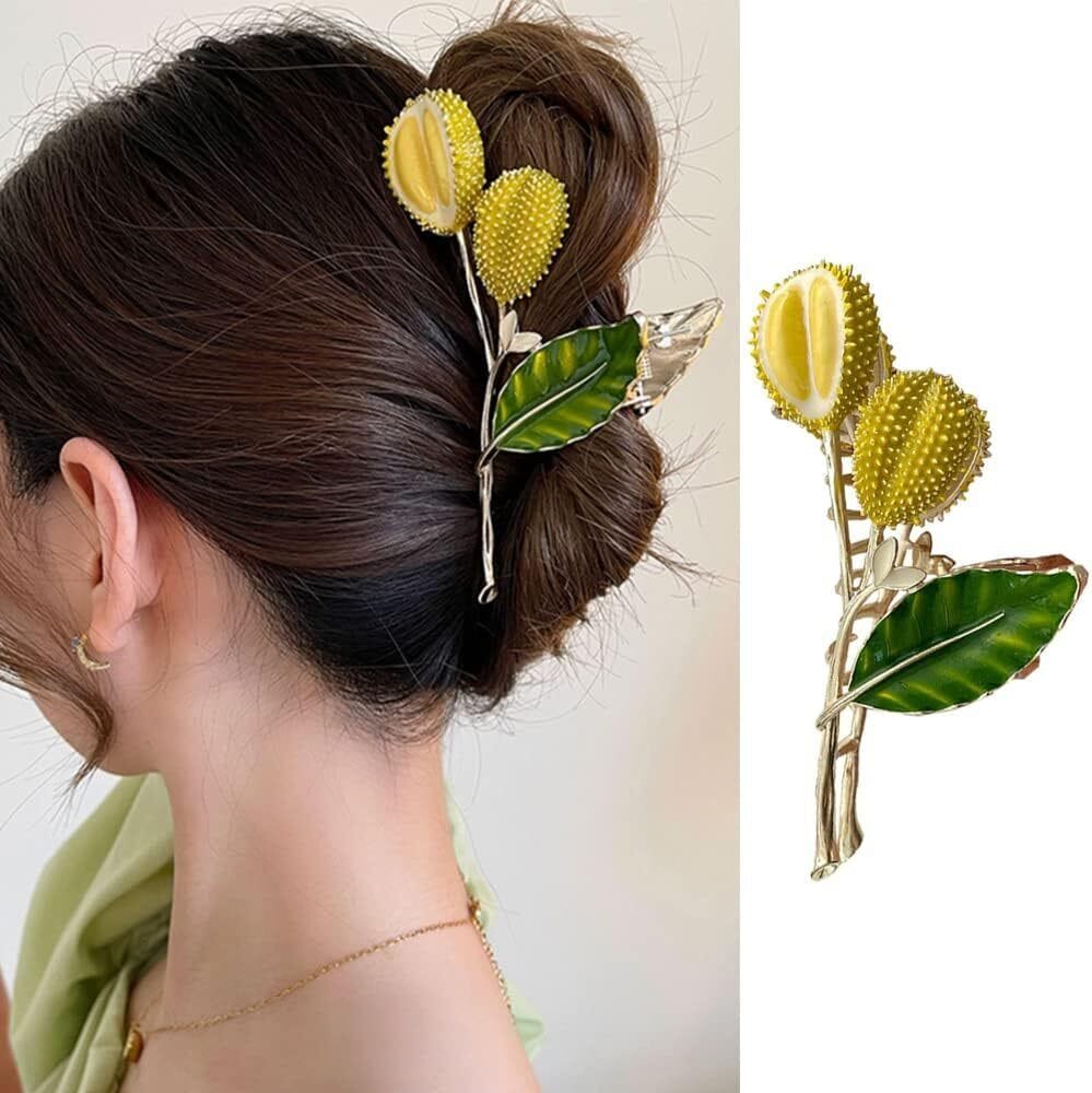 Luxury Floral Hair Claw Clip