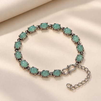 Elegant Sea Green Kundan Beaded Bracelet for Women