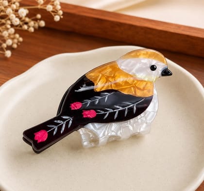 1 Pc Colorful Parrot Design Hair Claw Clips 
