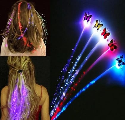 2pcs Lighting Butterfly Dark Party Hair Accessories