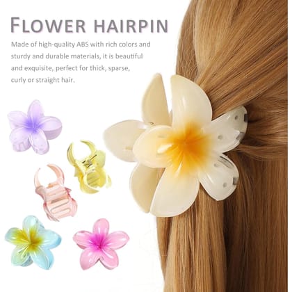 2PC Flower Claw Clips for Women