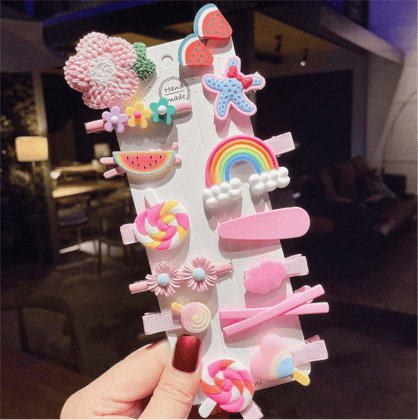 28 Pieces Combo Hair Clips Hair Pins for Kids Girls Hair Pin (Multicolor)