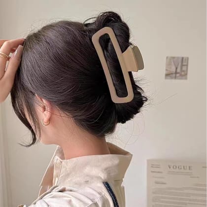 2 Pcs Hair Claw Clips 5 Inch Unbreakable Xl Large Square Rectangle Clip Clamp For Thick Curly Long Hair Women