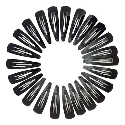 Tic Tac Hair Clips for Girls (Pack of 24pcs)